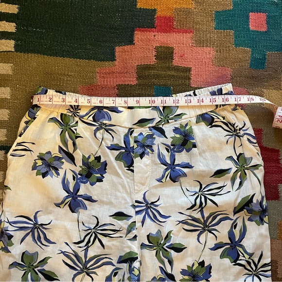 Linen floral pants - Picture 8 of 10